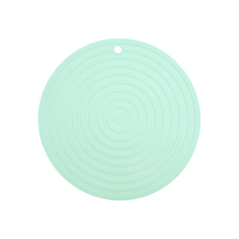 

Силиконовая теплоизоляционная прокладка, круглая гофрированная теплоизоляция, противоскользящая и противоожоговая прокладка для обеденного стола L&Round зелёный
