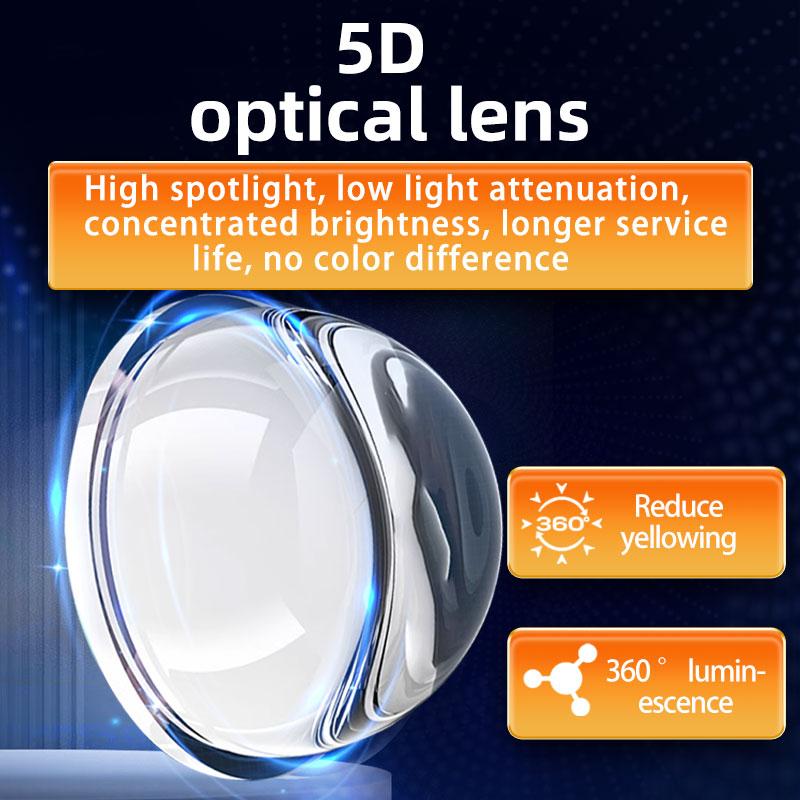 1/2pcs LED Motorcycle Headlight 2-Color Projector Moto Bike Mini Driving Spot Fog Lamp Motorcycle Super Bright Spotlight