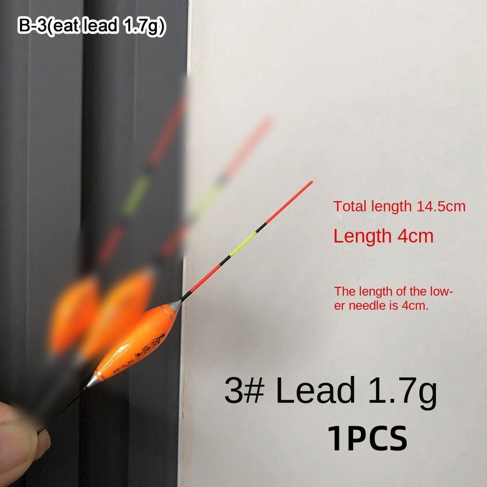 1PC Portable Fishing Floats Rock Fishing Drift Bar Fir Fish Drift Set Weight Tail Bobbers Vertical Drift Light Float 1.3g-2.0g