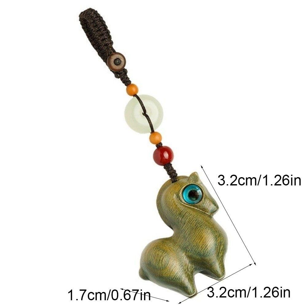 Zodiac Horse Key Chain Cartoon Chinese Style Key Ring Becoming Rich Bag Pendant  Car Key Chain