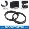 A ABSOPRO 66.1mm to 59.1mm Wheel Hub Centric Ring Black Polycarbonate Wheel Center Shaft Shock Absorption Hub Ring 4pcs