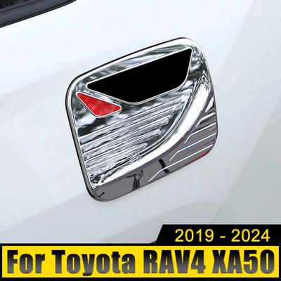 For Toyota RAV4 XA50 2019 2020 2024 2024 2024 2024 RAV 4 Hybrid ABS Plastic Car Fuel Tank Cover Oil Cap Trim Sticker Accessories