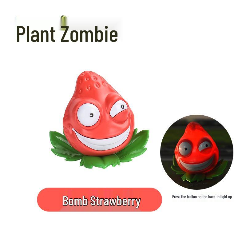 Plants Vs. Zombies Toy Set: Bewitching Mushroom, Fish Hook, Grassland Mine, Flaming Tree, Poison Pea