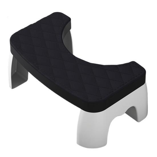 Taburet pentru olita de toaleta, 7 inch, rezistent, usor, miscari intestinale sanatoase Amelioreaza hemoroizii Constipatie Scaun de toaleta ergonomic