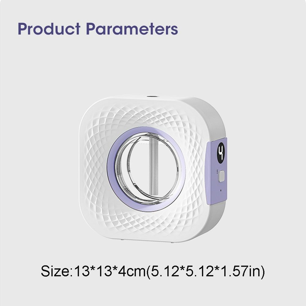 Digital Display Aroma Air Diffuser Rechargeable Automatic Scent Air Purifier Car Use