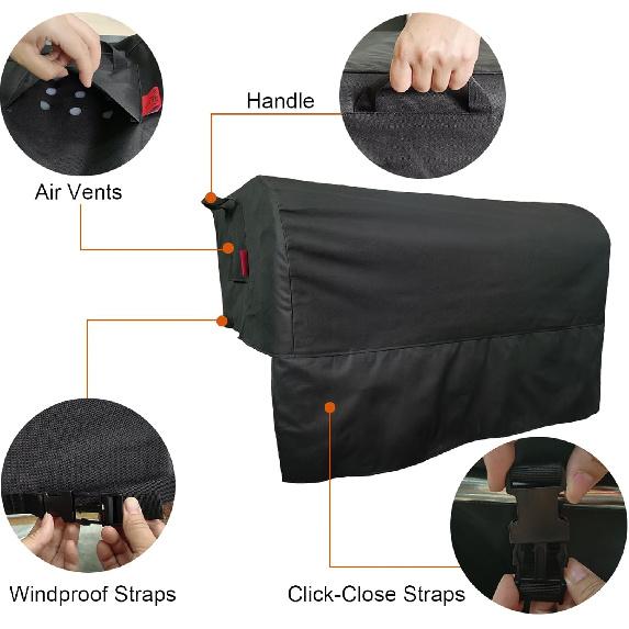 Built-in Grill Cover 37" Fits for Weber Summit Gas Grill S-460,Spire 30",Blaze 32",Most 34"-37" Built in Grill,Island BBQ Grill Top Cover