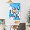 Manchester City Benutzerdefinierte Ihr Name Wanddekoration Wandteppich Kunst Für Haustier-Gedenken Geburtstag Hochzeitsparty Kulisse Familien Geschenk