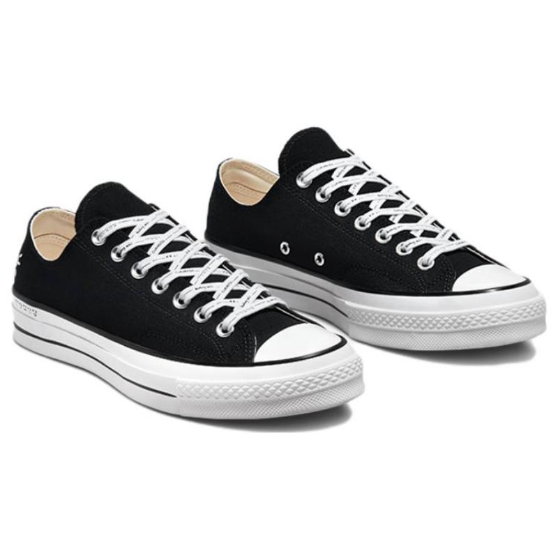 Converse 1970s Chuck Taylor All Star Comfortable Retro Low-top Canvas Shoes Unisex Black