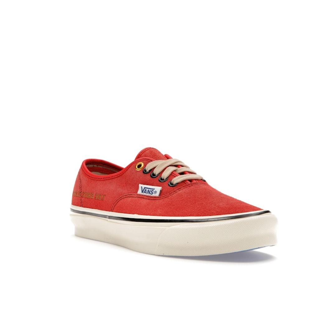 Vans Vault OG Authentic SP LX Julian Klincewicz Suede Cherry Red Unisex Sneakers Hair-Suede Cherry-Tomato VN0A5DYGAR4