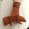 Warm Gloves with Velvet, Suitable for Women To Use In Winter, Touch Screen Elegant Bow Accessories, Cycling and Driving Gloves