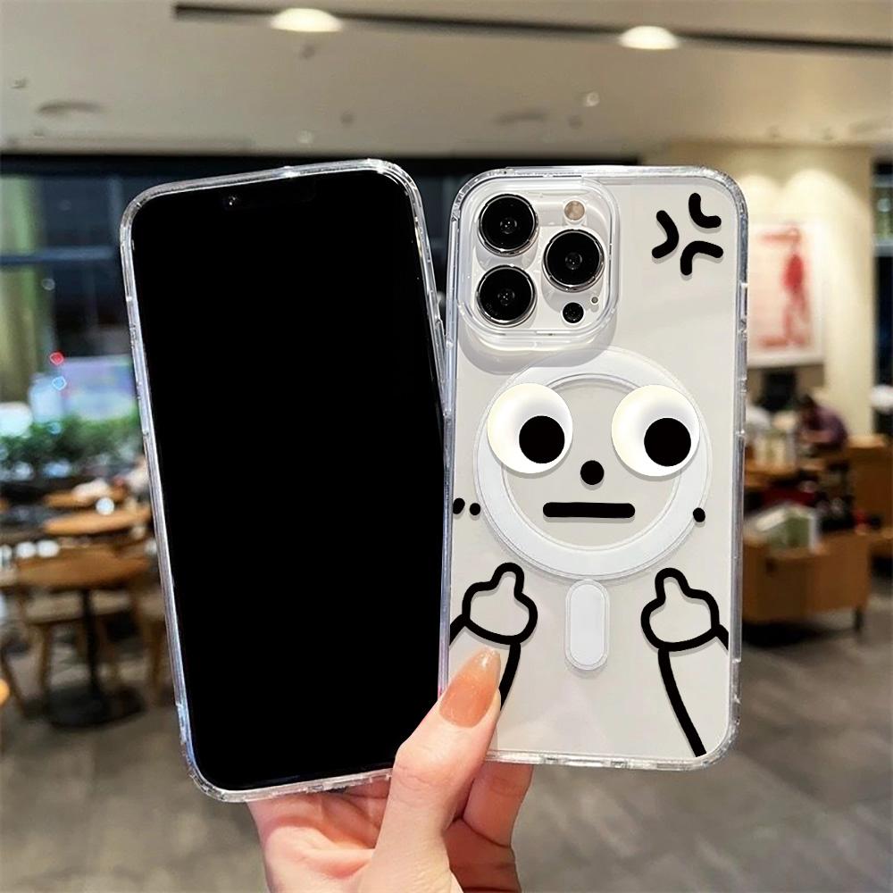 Magnetic Phone Case for iPhone 12 14 16 17 Pro 17 16 15 14 13 12 Pro Max  12 13 14 15  16 High Quality Shockproof Shell Full Protection Cute Style