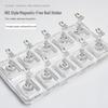 Magnetic-Free Acrylic Nail Art Holder with Wearable Cat Eye Practice Base and Transparent Chess Piece Display Stand