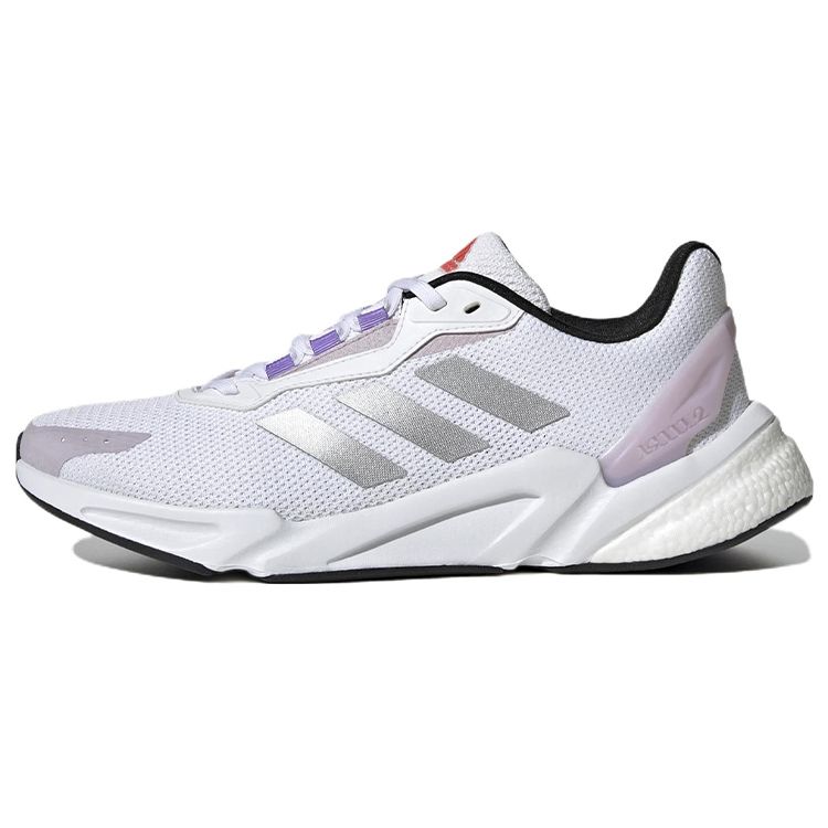 Adidas X9000 L2 Comfortable Trendy Fabric Slip-Resistant Durable Breathable Low-Top Short Distance Running Shoes Women Sneakers White Silver HR1744