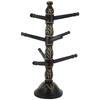 @ Wooden Bangle Stand 9 Tier Bar Black Color For Women UKZQ443 50%off
