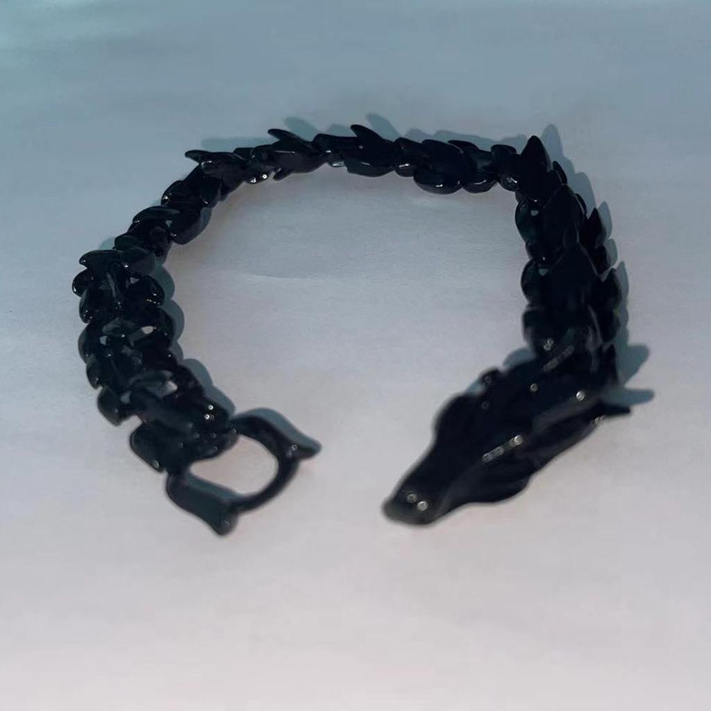 Fashionable Vikinged Dragon Bone Cuff Bracelet for Men Sturdy Alloy Materials Retro Punk Jewelry Gifts Daily Wear