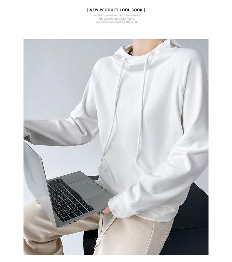 Women's Long-Sleeve Drawstring Hooded Sweatshirt - New Slim Style for Spring and Autumn, Great As Layer or Outerwear