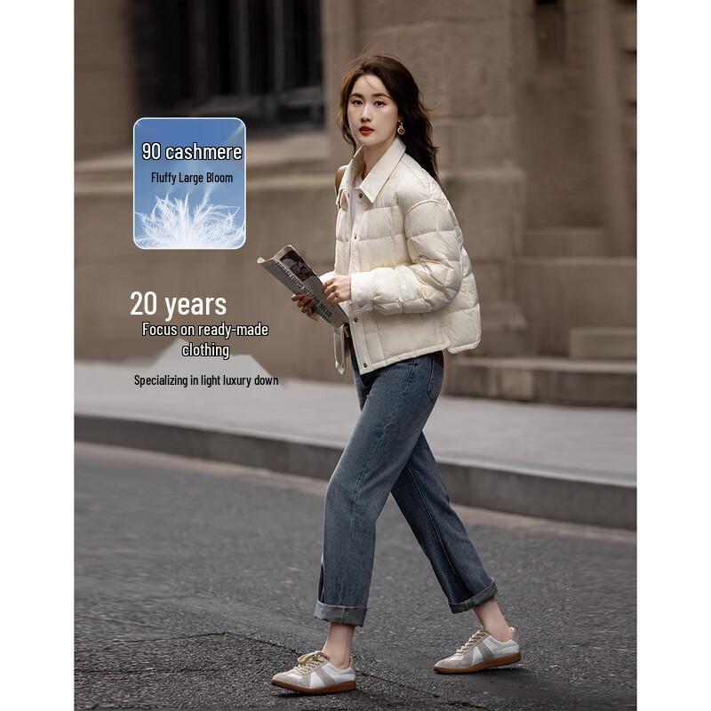 

Demana Women s Winter Shirt-Style Duck Down Jacket 2XL