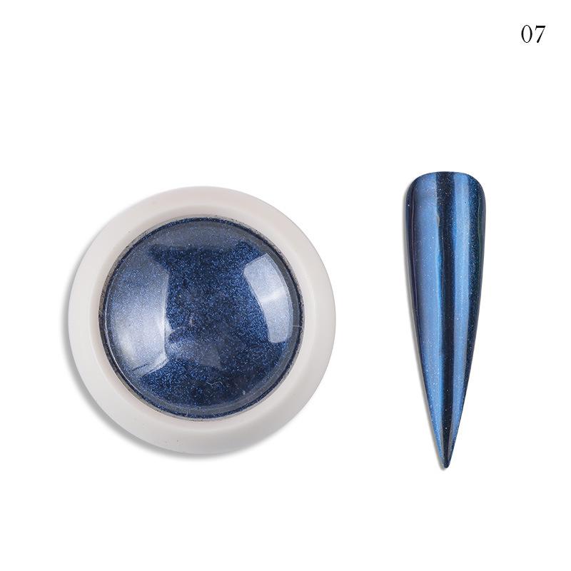 Nail Mirror Chrome Shimmer Glitter Holographic Colorful Dust Metallic Effect Pigment Powder For UV Gel Polish Nail Art Decoration