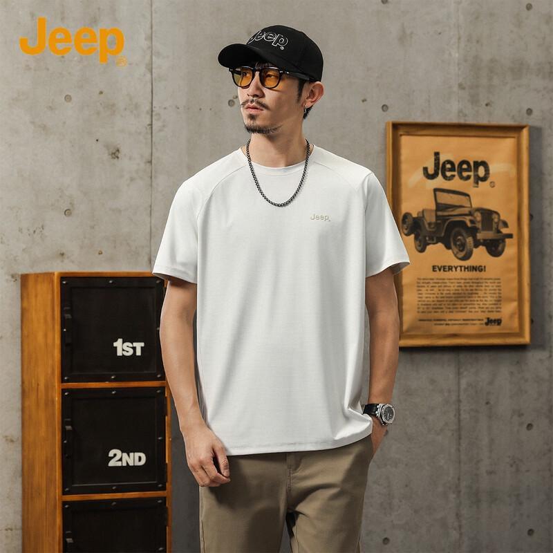 

JEEP Men s Short Sleeve Casual Sports T-Shirt 4XL
