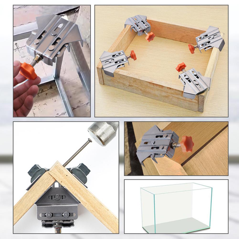 1-5pcs 90° Right Angle Clamp Quick Positioning Clamp Open/Closed Type Fixing Clips Stainless Steel Locator Fixing Clamp Clips