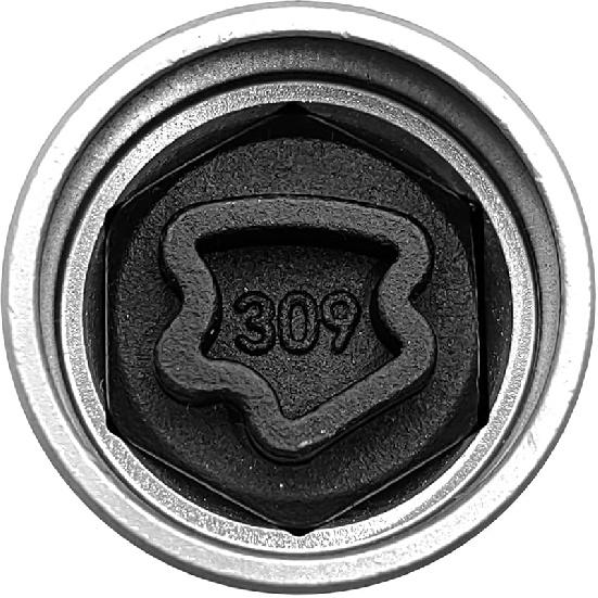 HXBER Car Screw Socket Wrench, Replacement for Security Master Locking Wheel Nut Key 306 Anti-Theft Screw Socket Wrench Tool