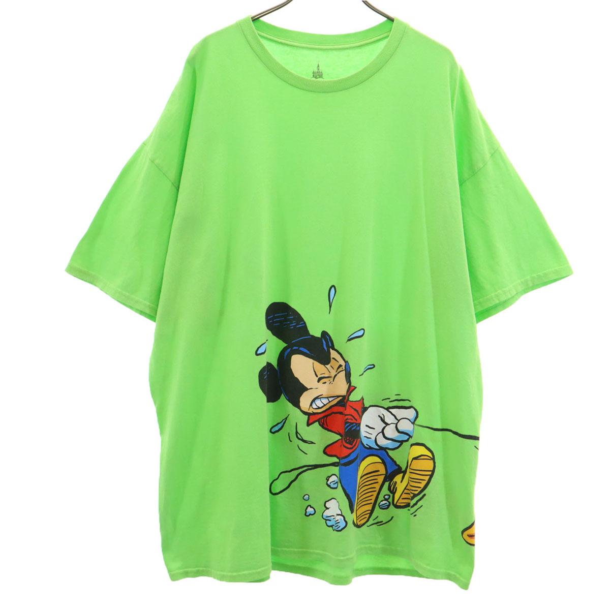 

Футболка с коротким рукавом Микки Маус Плуто Парки Диснея XXL Biggs Мужская Б/У