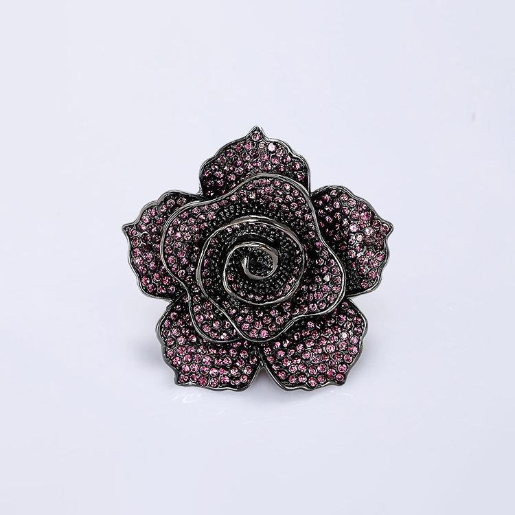 

Брошь-роза, высококачественный женский дизайн, изысканная брошь, маленькая ароматная стильная роскошная булавка, аксессуары для костюма-чеонгсама