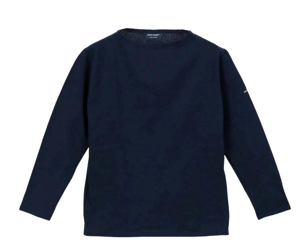 Saint James 2503 MARINE XS Cut and Sew Top GUILDO/SOLID Women's (Product Code 2503)