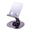 360 Rotating Phone Holder for Desk, Portable Foldable Cell Phone Stand for Office Kitchen, Adjustable Tablet Stand
