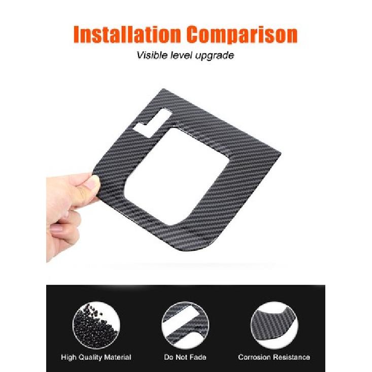 ABS Carbon Fiber Center Gear Shift Panel Trim Cover For Subaru Forester 2025