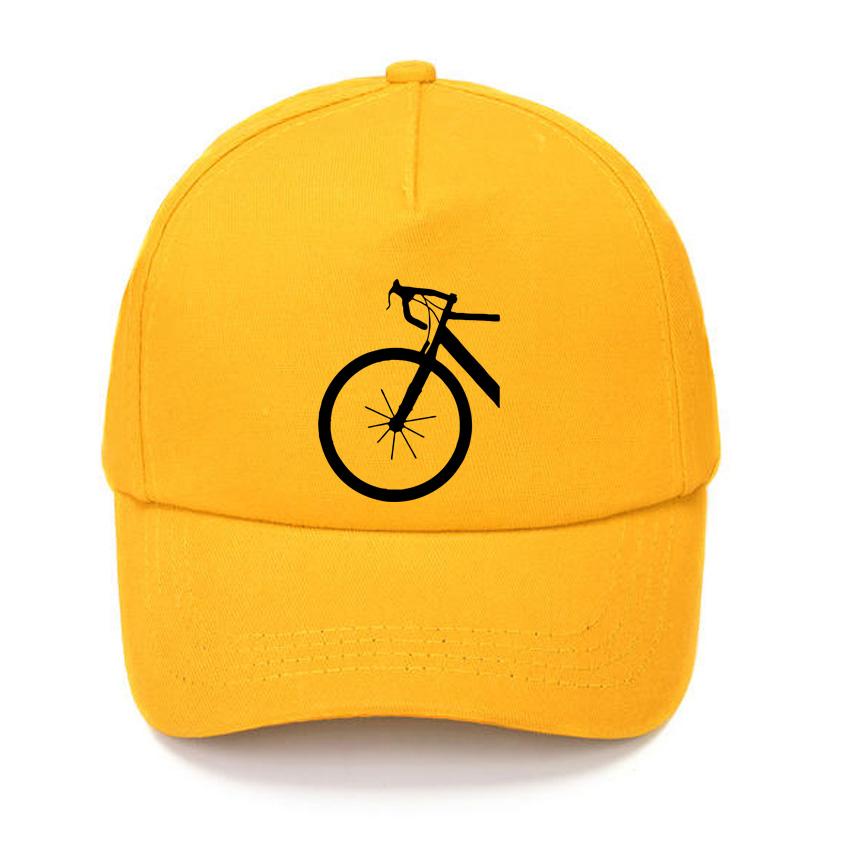 Mountain Bike Heartbeat Funny Black Cap Solid Color Baseball Cap Snapback Caps Casquette Hats Hip Hop Dad Hats Men Women Unisex