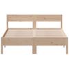 Vidaxl Bed Frame Without Mattress, 160X200 Cm, Solid Pine Wood
