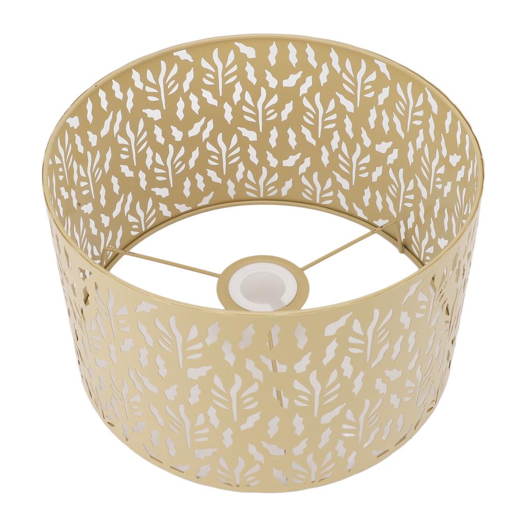 Metal Lamp Shades Hollow Carved Lampshade Modern Style Hollow Lampshade Compatible with E27 E14