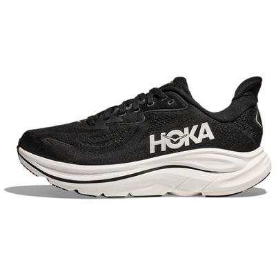 HOKA Clifton 10 Largo Nero Bianco Scarpe da Ginnastica da Donna 1162050-BWHT