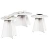 Coffee Table Set 3 pcs White