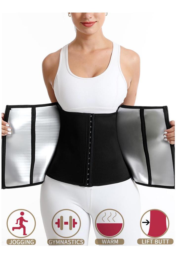 Z Sports Women's Waist Trainer Belt for Slimming and Body Shaping | Running Fitness and Sweating Support.
