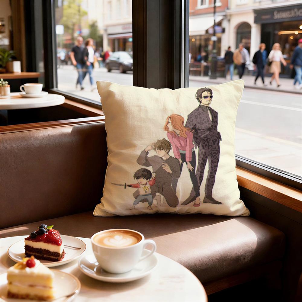 Anime Kotaro Lives Alone Cushion Cover Decorative Cushions Covers Cover Sofa x Pillow Piece x x Pillowcase