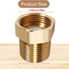 Professional Brass Check Valves Pair 1/2 Inch Backflow Prevention Corrosion Resistant Non Return Valves for Garden Pumps