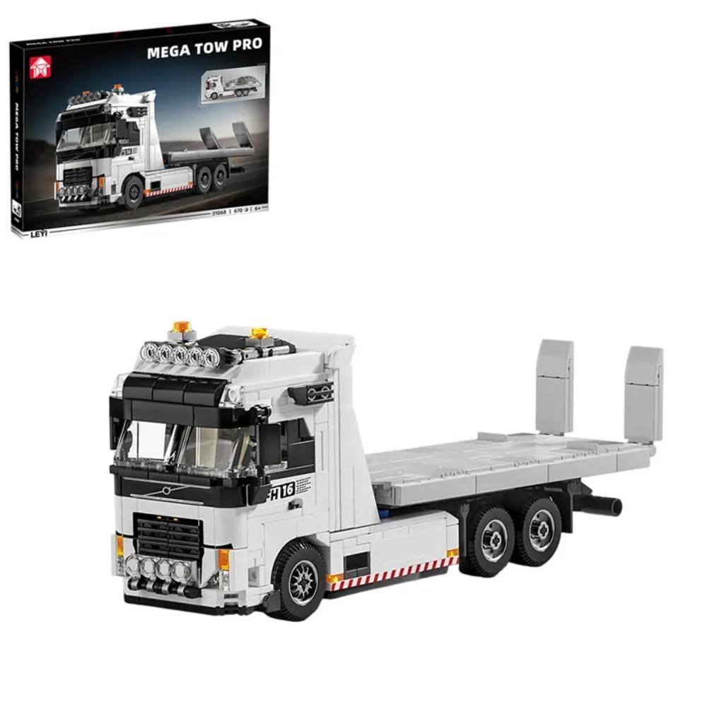 3 Style Technical Heavy Duty Tow Truck Building Blocks Toys MOC Recovery Vehicle Model Bricks Toys Boys Festival Party Gifts