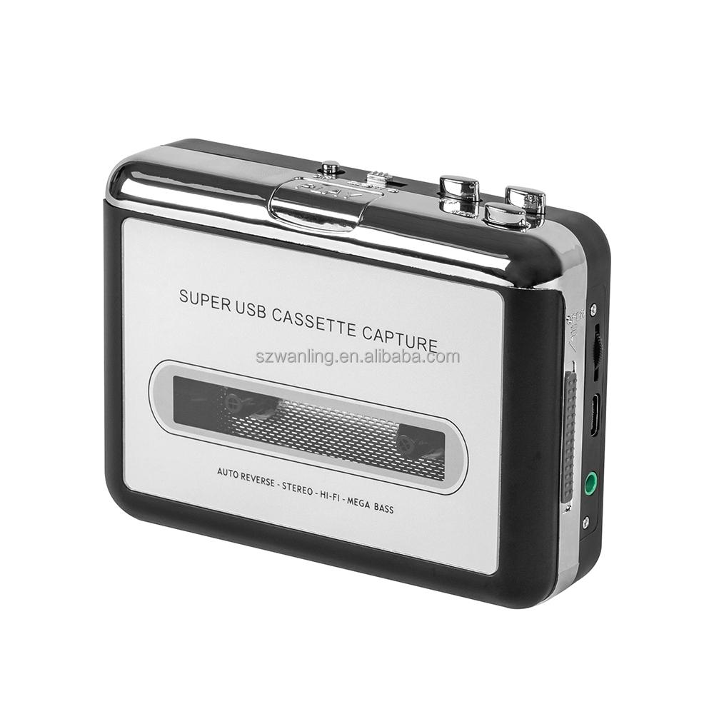 Ready Stock Portable Cassette Record Tape Player to MP3 CD Converter USB Recording Audio Play