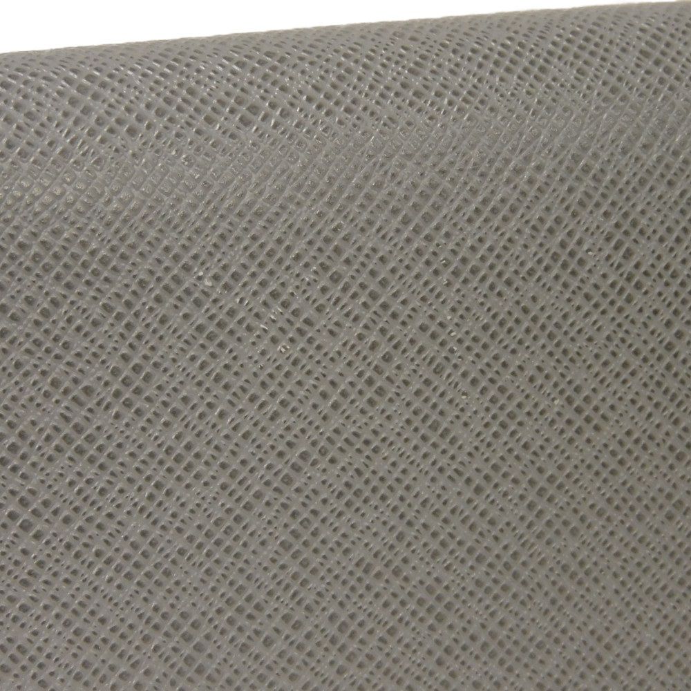 Used 12564 Portefeiulle Brazza NM M11580 7940 New Grilloche Gray Blue Two-Tone RFID Taiga Gris Roche Men's from Japan