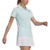 New Adidas Polo Shirts Women's Light Blue HK2832