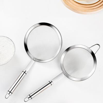 Edelstahl Feinmaschige Siebe Ölseiher Lange Drahtgriffe Eierfilter Seiher Kaffee Tee Gemüse Filtern Essen