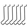 Bird Feeder Hanger For Deck 6 Pieces Flower Basket Holder 9.6inch Deck Railing Plant Hanger For Outdoor Patio Balcony Garden