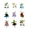 6Pcs Multipurpose Wedding Boutonniere Artificial Flower Wrist Corsage for Wedding Anniversary Party Table Centerpieces