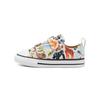 (TD) Chuck Taylor All Star 2v Little White/Multi Baby 768463C