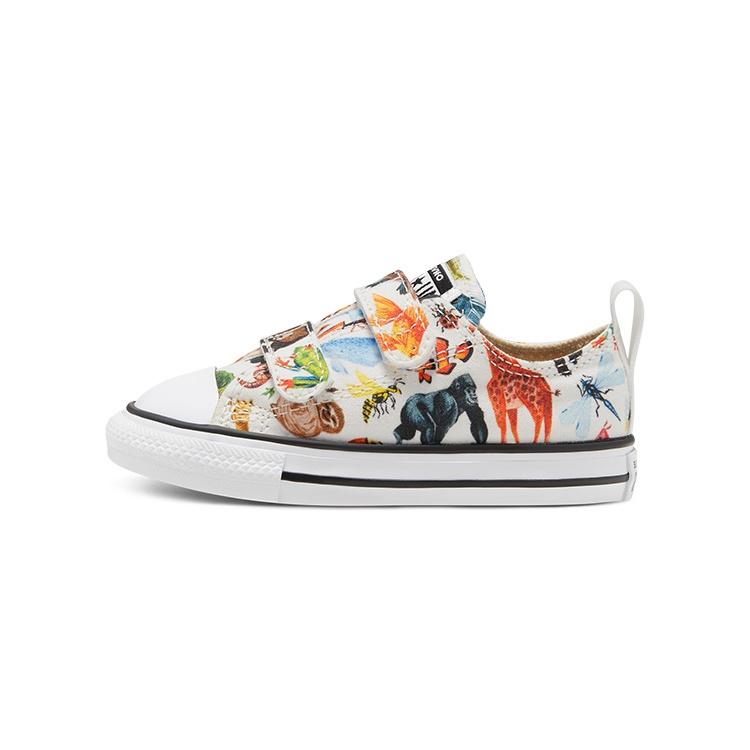 (TD) Converse Chuck Taylor All Star 2v Little White/Multi Baby 768463C EU 18