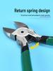 6-Inch Industrial Diagonal Cutting Pliers for Electronics and Models - Offset Jaw Design