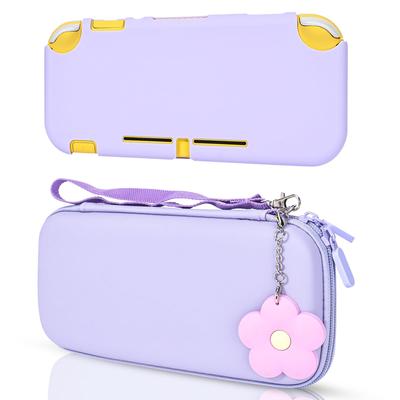 DLseego Switch Lite Case and Bag Compatible with Switch Includes Storage PC Flower and 4 Cat Claw Thumb Includes Card and Shockproof Design for