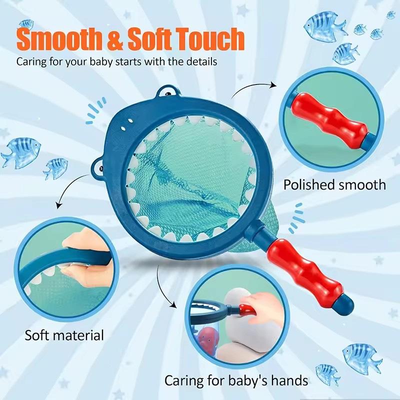 Children Bath Toys Indoor And Outdoor Swimming Pool Beach Parent-child Interactive Catch Fish Game Toys Water Floating Fish Toys